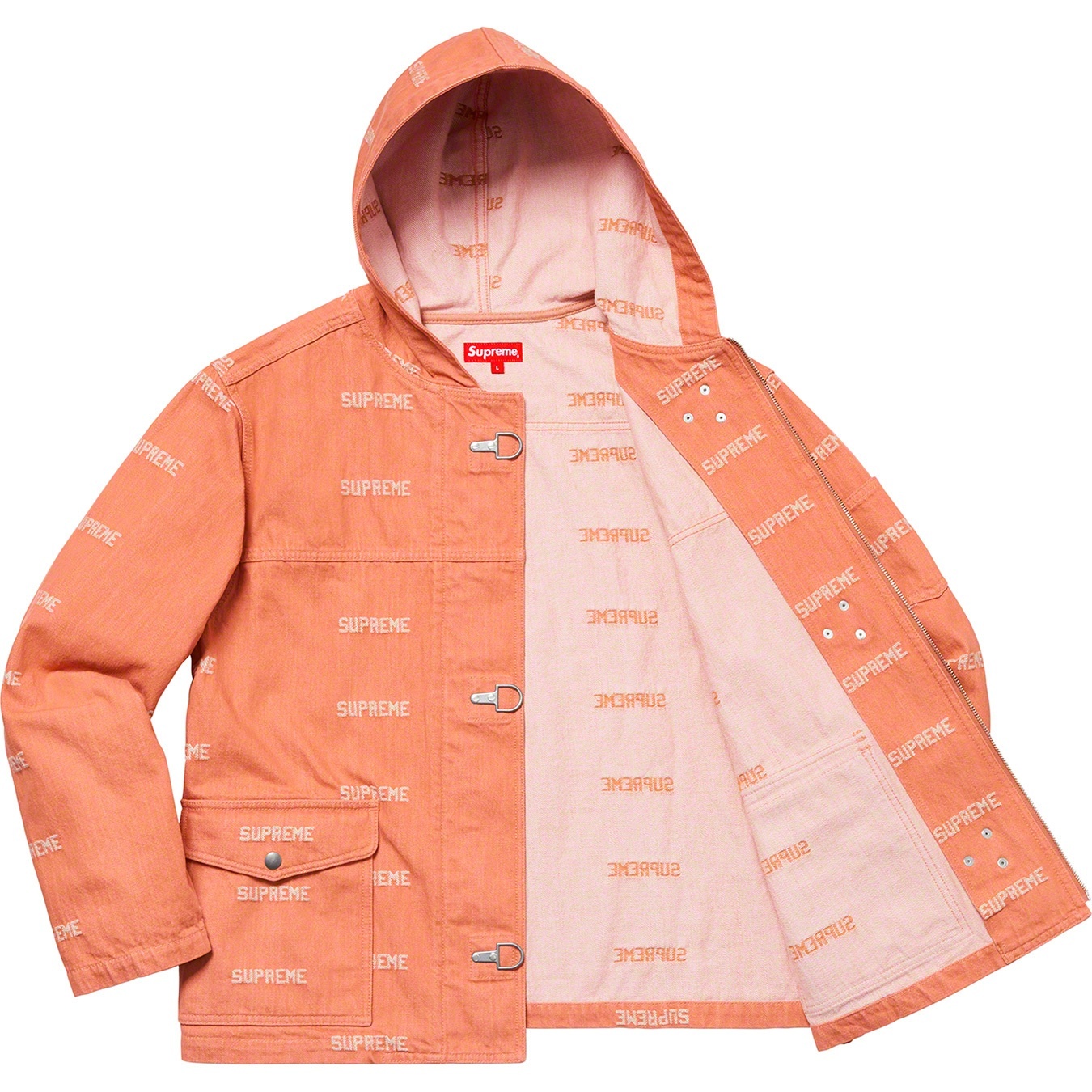 Logo Denim Turnout Jacket view 5